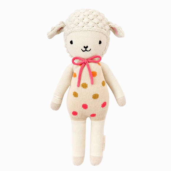 CUDDLE + KIND LUCY THE LAMB 20” KNIT DOLL PREOWNED